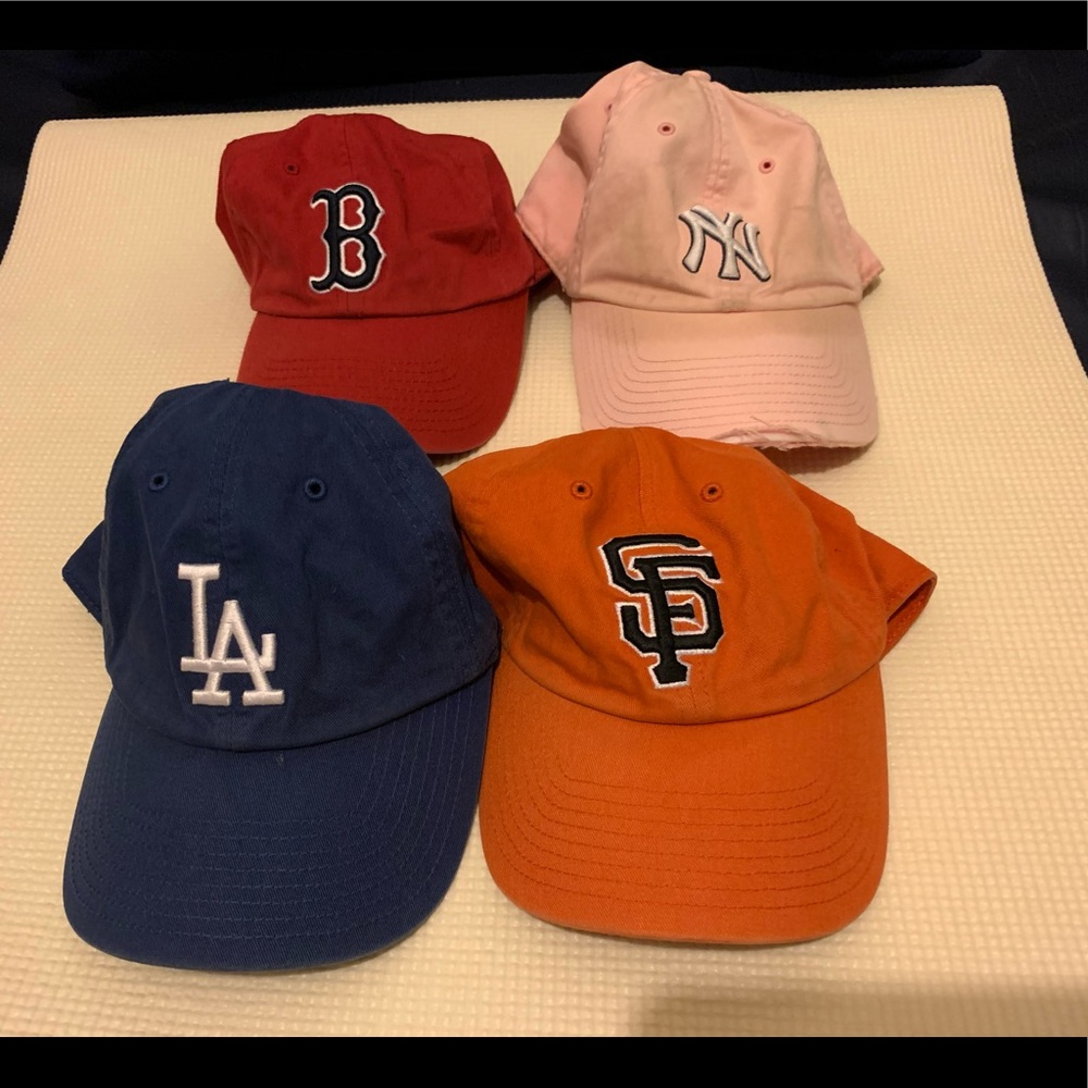 Women’s MLB Caps SF Giants LA Dodgers NYY Red Sox